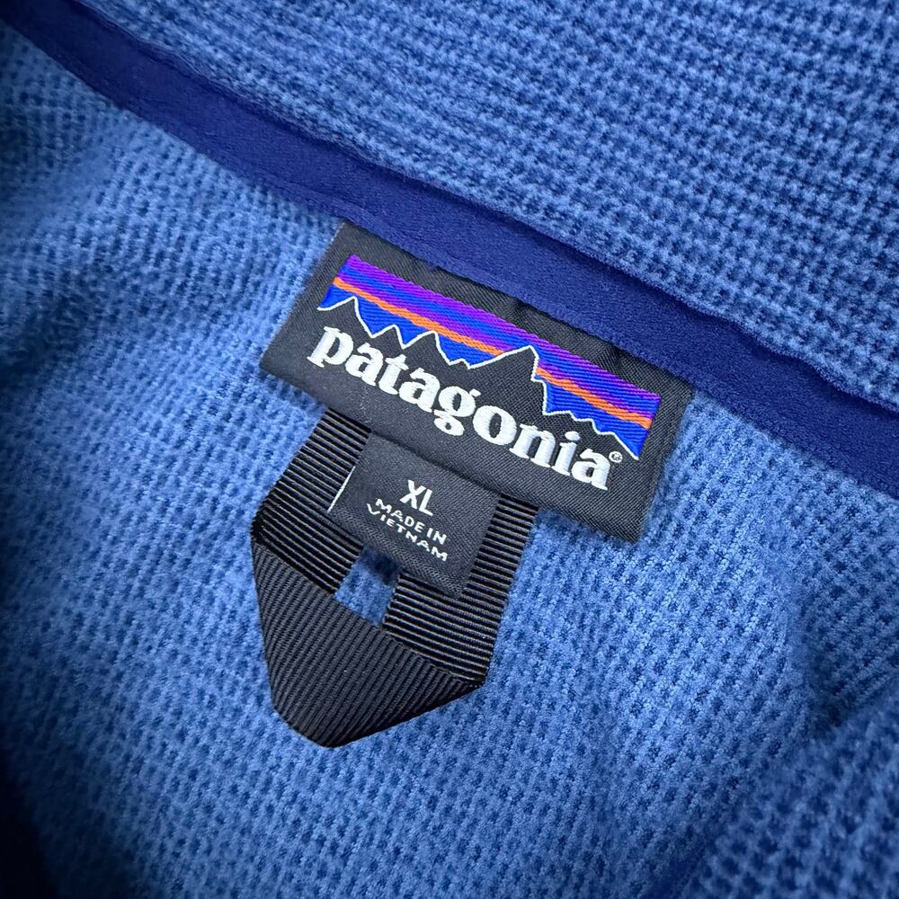 Patagonia Oakes 1/4 Zip Pullover Fleece Jacket Glass Blue Men's XL Fall 15 27325 - Picture 2 of 12